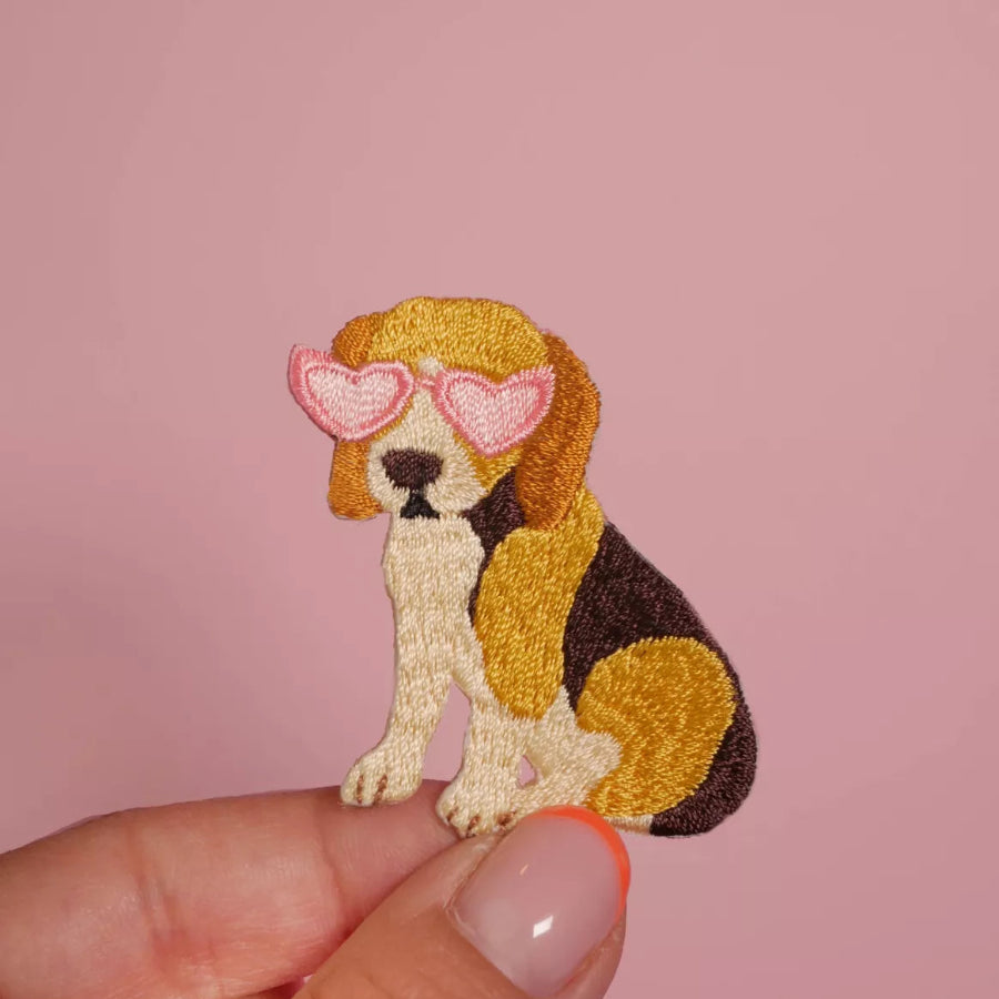 patch thermocollant malicieuse chien