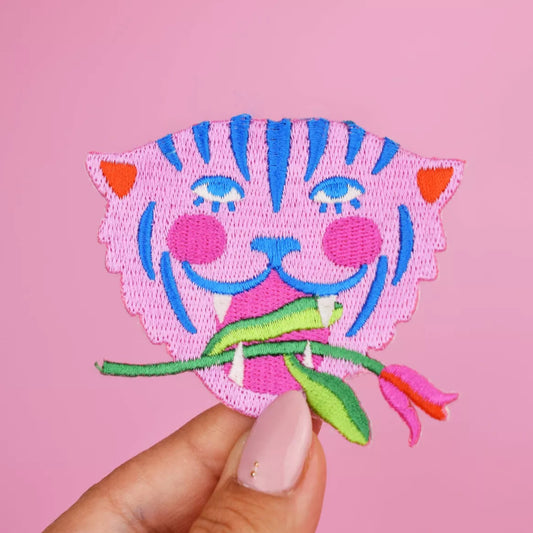 patch thermocollant malicieuse tiger pink
