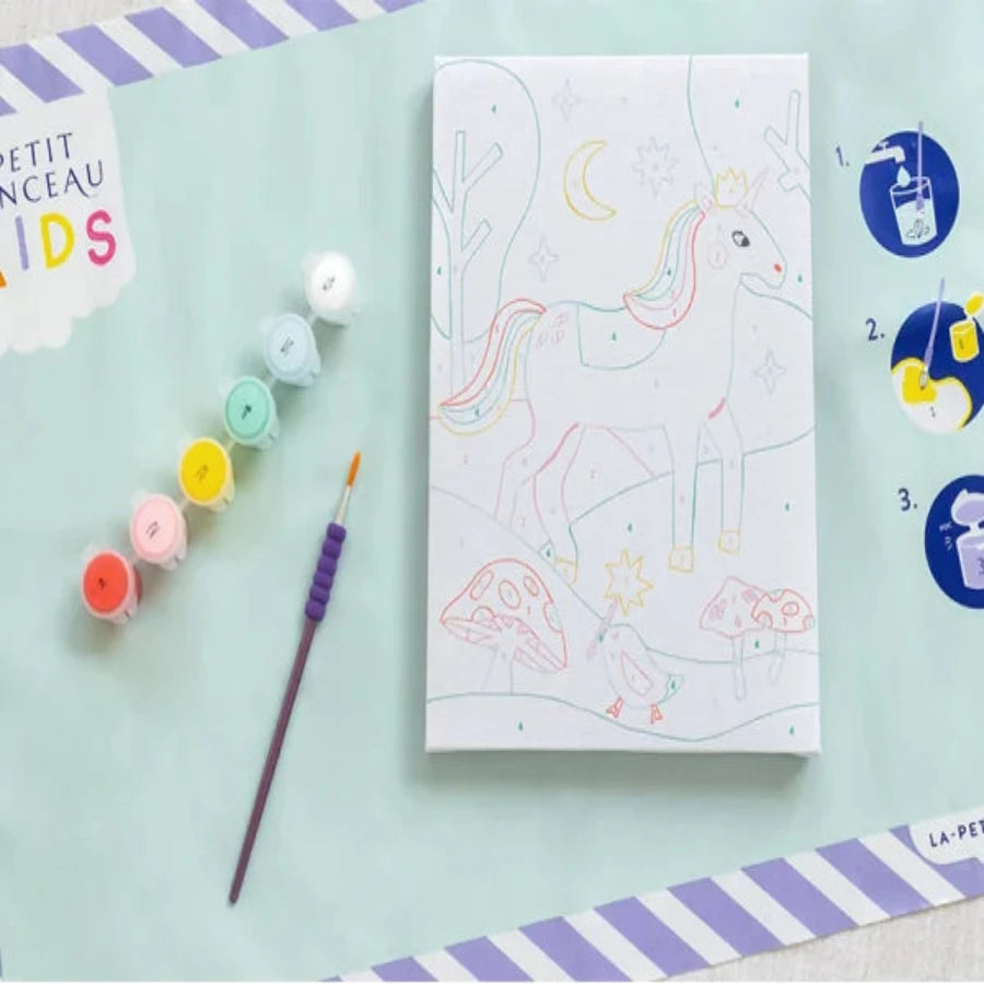coffret peinture au numéro pour enfant