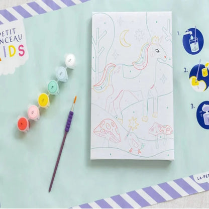 coffret peinture au numéro pour enfant
