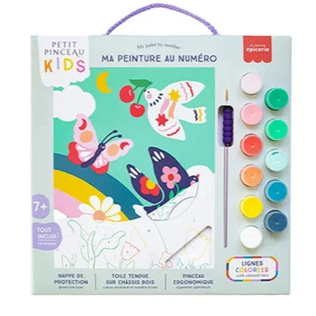 coffret peinture au numéro pour enfant made in France