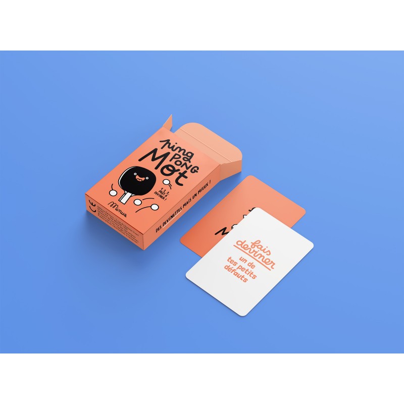 jeu de carte ping pong mot. mots à faire deviner en 3 mots