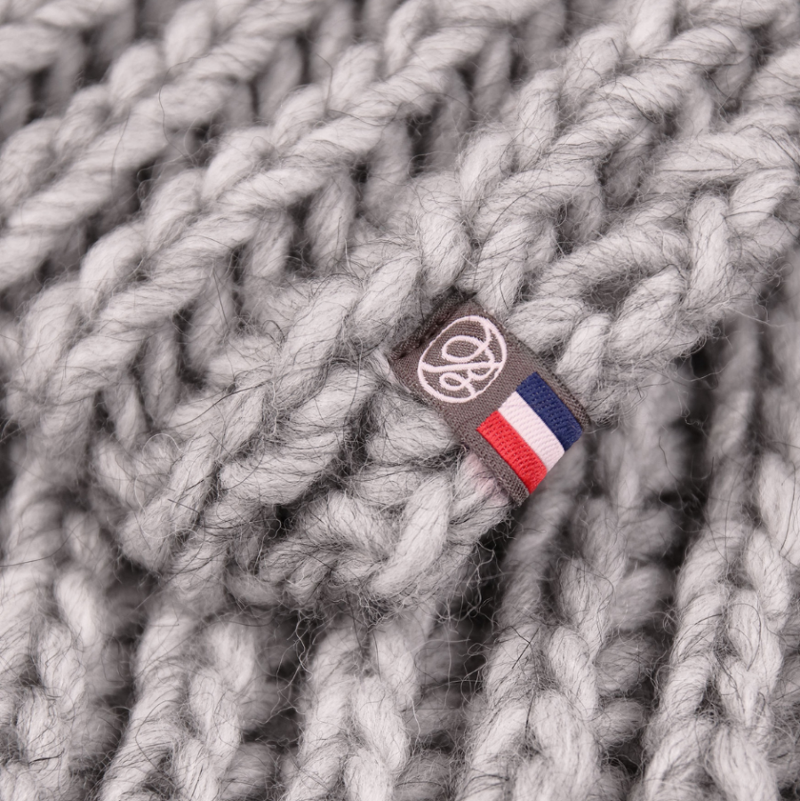 plaid maison bonnefoy gris