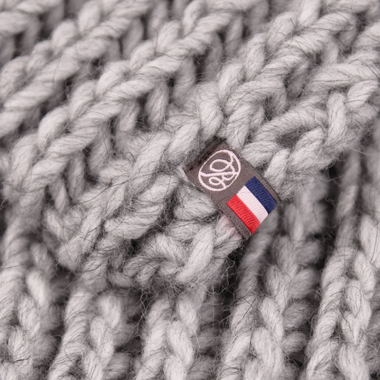 plaid maison bonnefoy gris