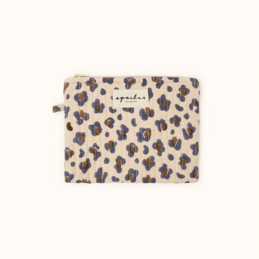 pochette apaches léopard macadamia