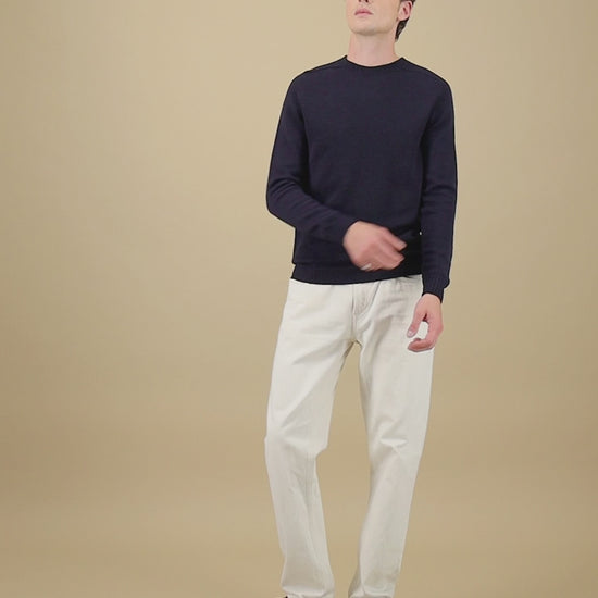 Pull en laine marine made in France