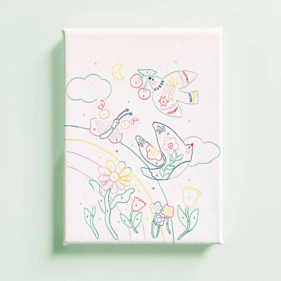 coffret peinture au numéro pour enfant made in France