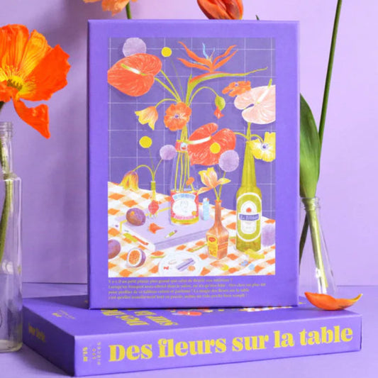 puzzle 500 pièces des fleurs sur la table