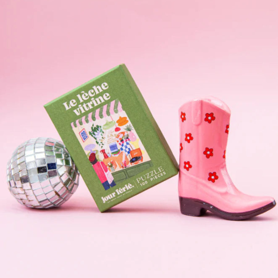 puzzle 100 pièces jour férié le lèche vitrine