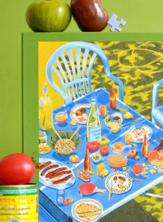 Puzzle 1000 pièces - Manger dehors