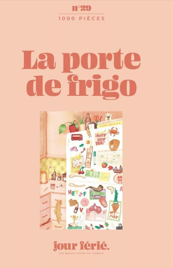 puzzle jour férié 1000 pièces la porte du frigo