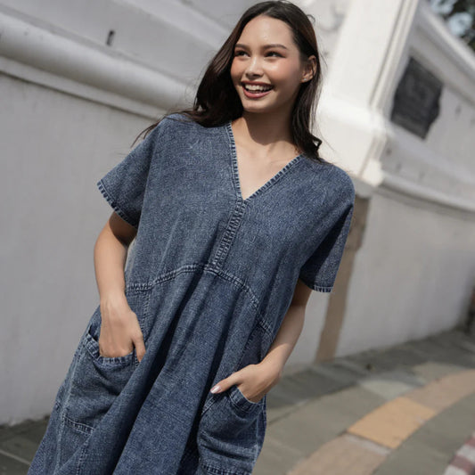 robe longue jean damepach