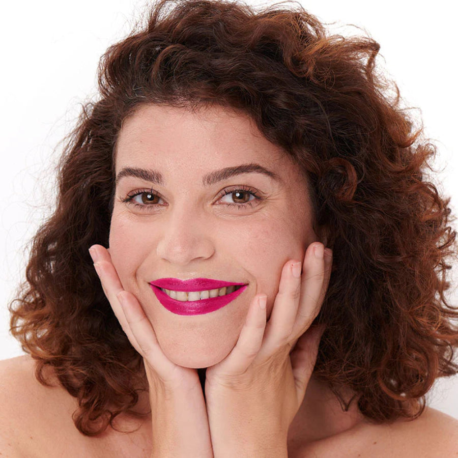 rendu rouge à lèvres pomponne fushia