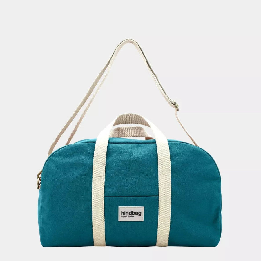 sac bowling hindbag bleu paon