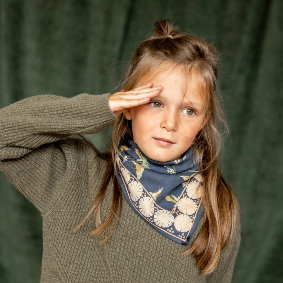 foulard cerisier orage porté