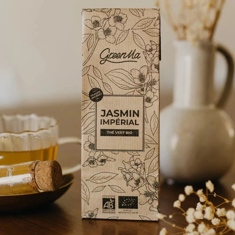 thé vert bio au jasmin