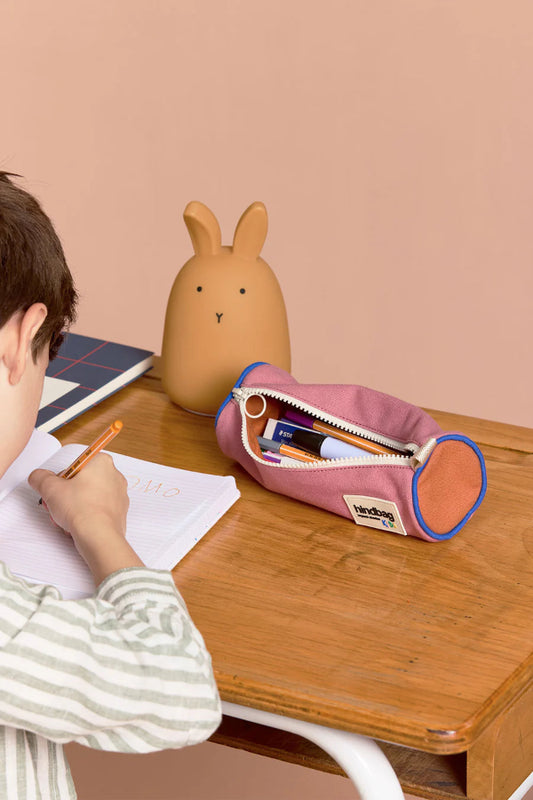 trousse hindbag scolaire rose