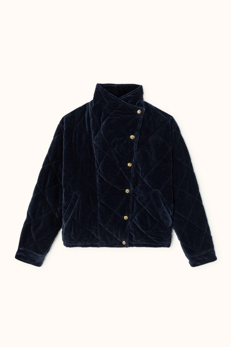 veste velours apaches navy