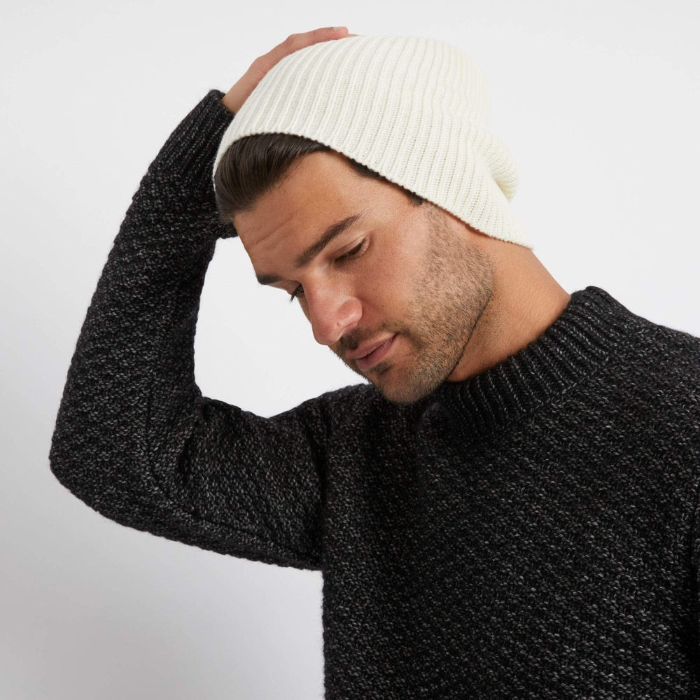 Bonnet 100% Mérinos Ecru