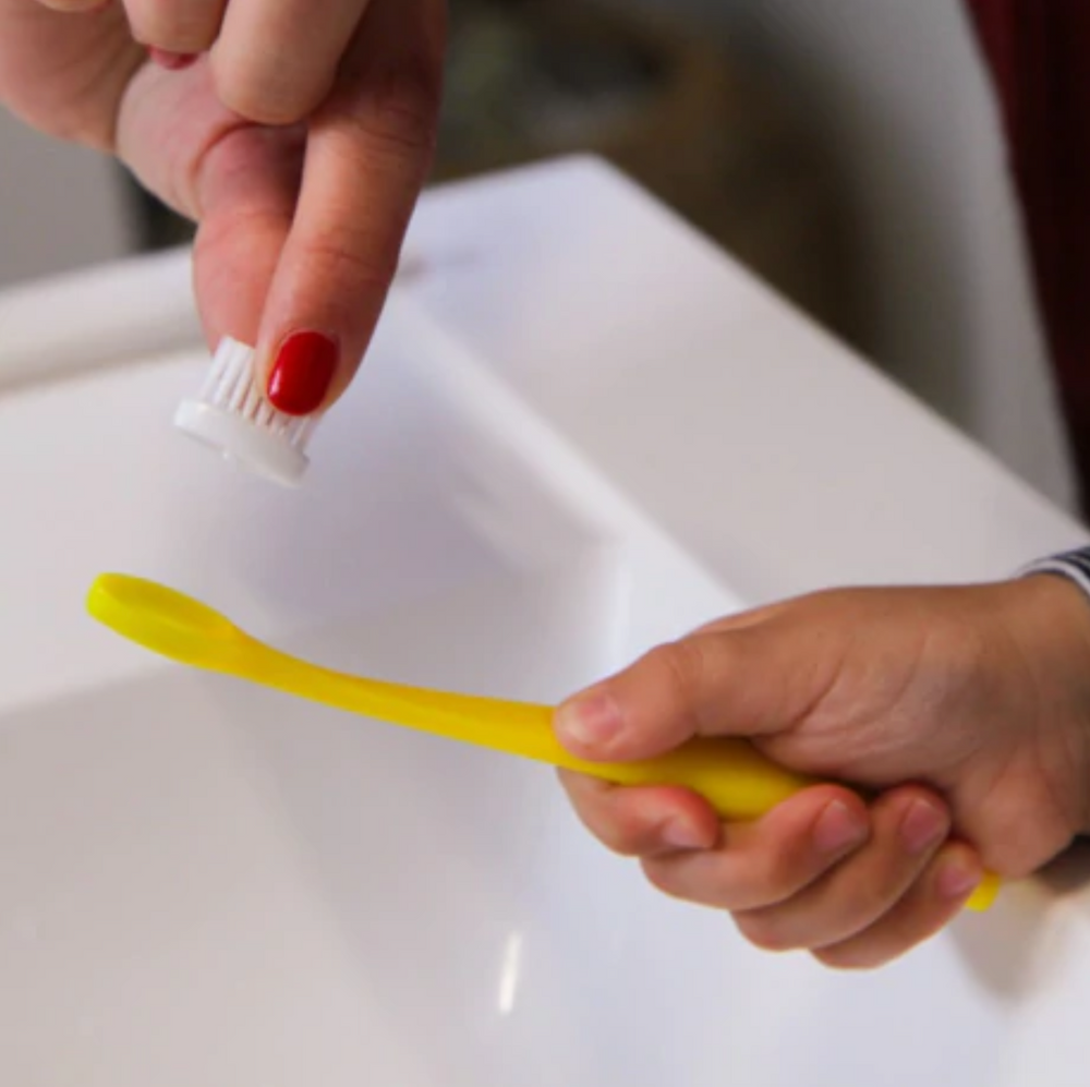 Brosse à dents rechargeable enfant jaune