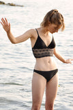 Bustier Dawa noir - Olly lingerie