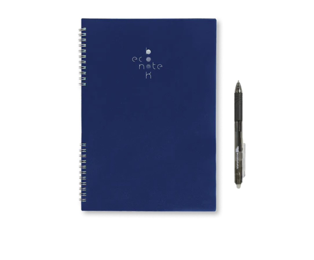 Cahier A5 réutilisable - Bleu