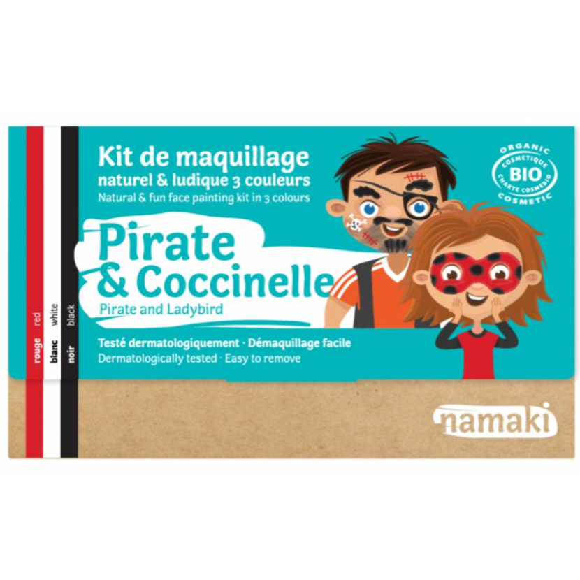 kit de maquillage pirate et coccinelle