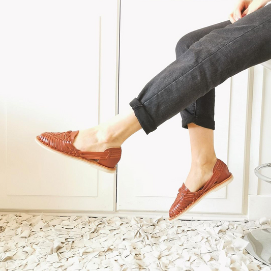 Chaussure huarache alegre tabac de la marque Mapache