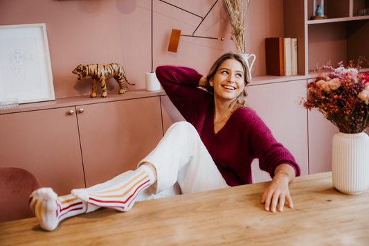 Chaussettes Josette la colorée - Maison causettes