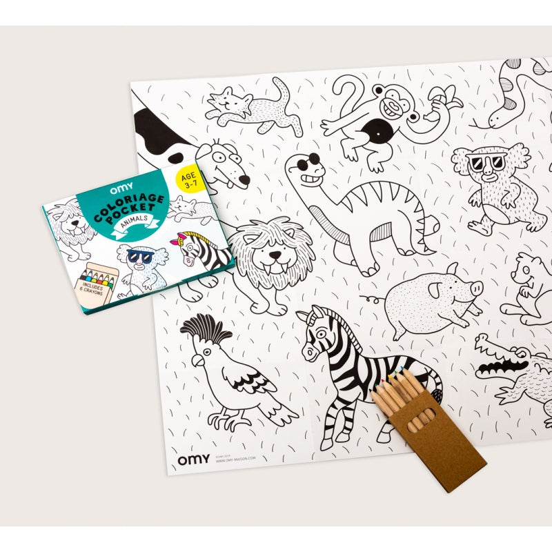 Coloriage pocket Animals