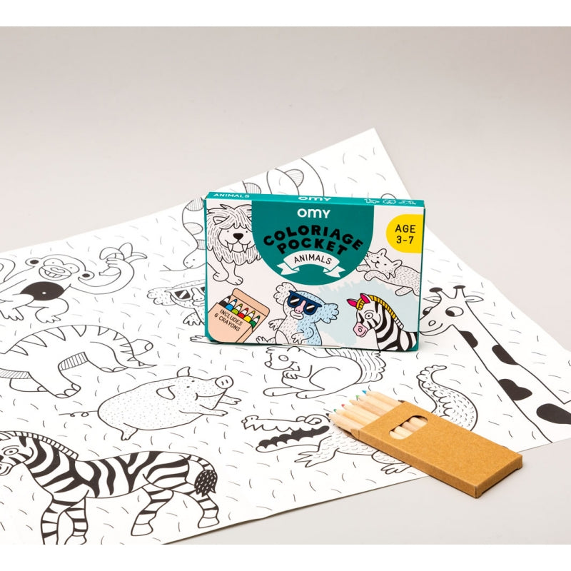 Coloriage pocket Animals