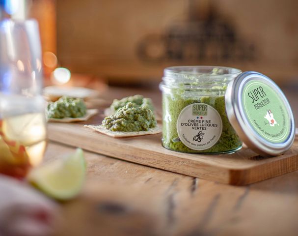 Crème fine l'olives lucques vertes