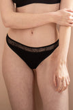 Culotte Savannah noire - Olly lingerie