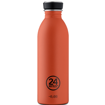 Gourde en inox couleur terracota pachino24 bottles