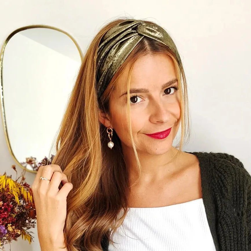 Headband irisé doré Laure derrey