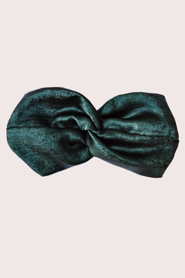 Headband irisé vert Laure derrey