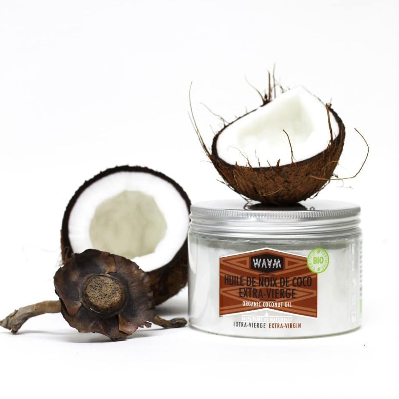 Huile de coco bio en pot