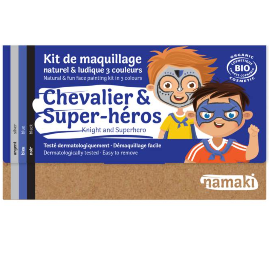 Kit de maquillage chevalier et super héros
