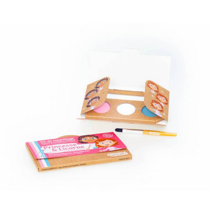 Maquillage déguisement bio et naturel princesse et licorne