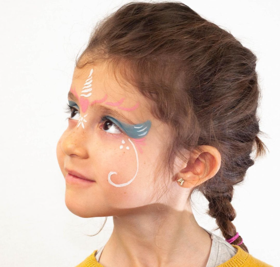 Maquillage déguisement bio et naturel princesse et licorne