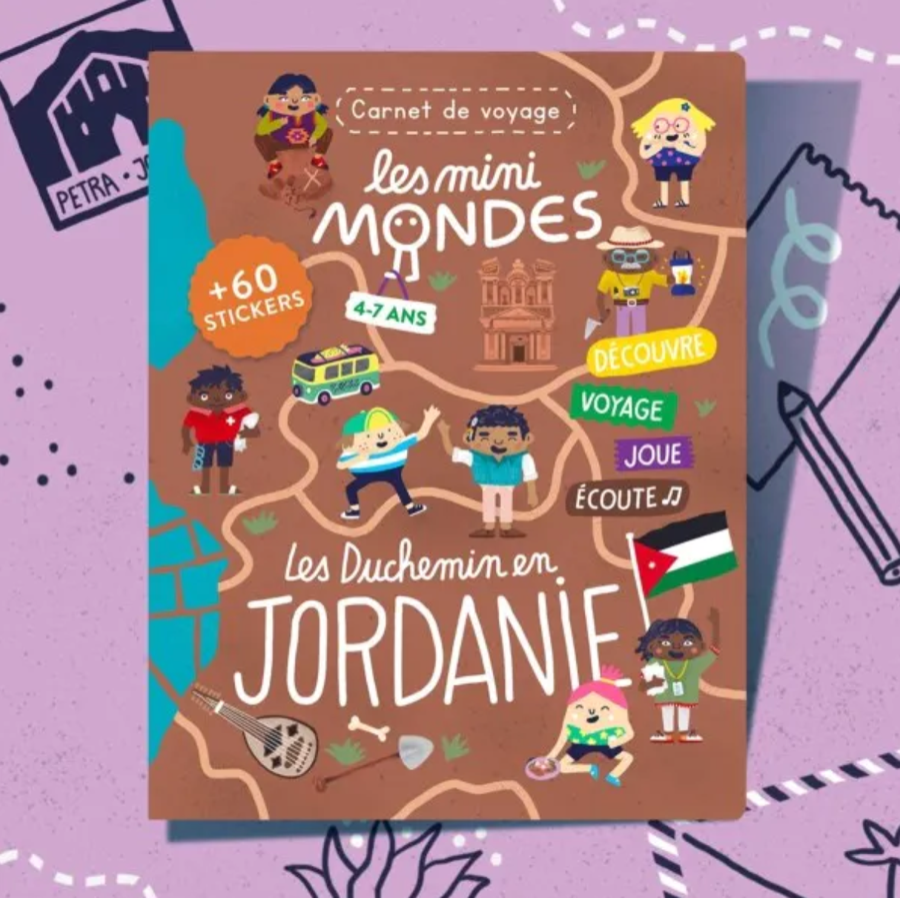 Carnet de voyage les mini mondes Jordanie 4-7 ans