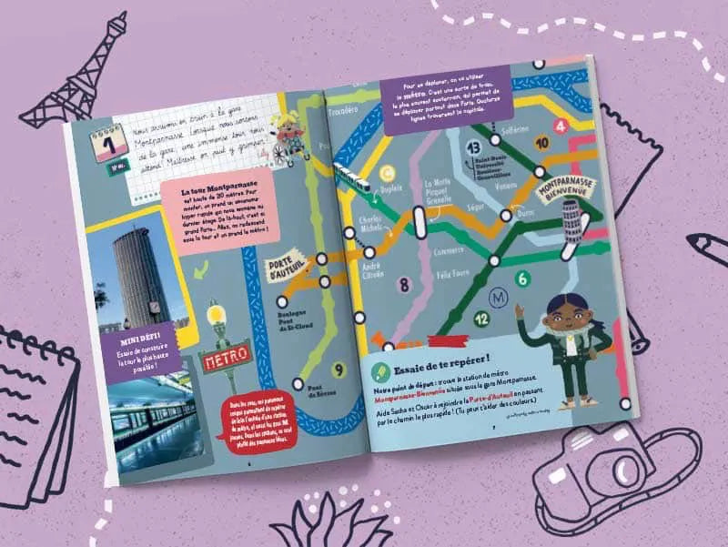 Cahier de voyage les mini mondes Paris