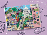 Cahier de voyage les mini mondes Paris