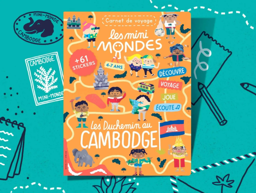 Magazine de voyage Cambodge 4-7 ans Les minis mondes