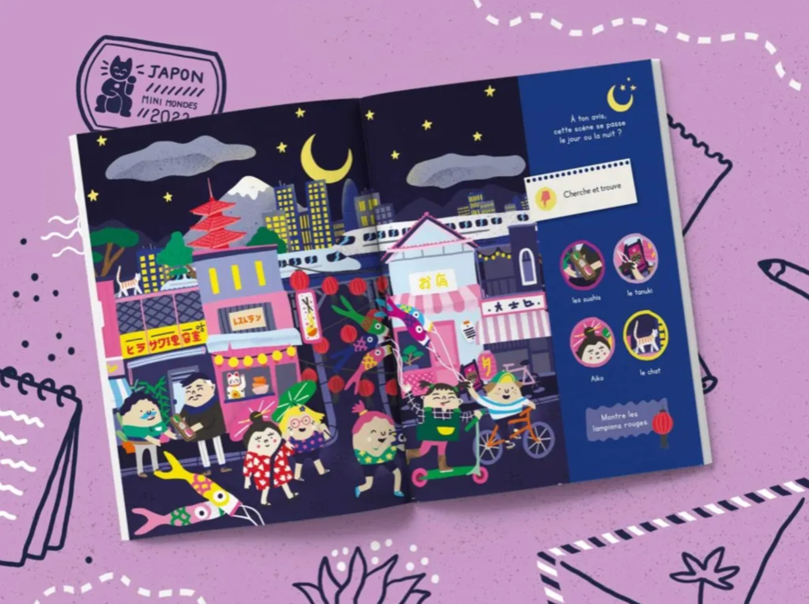Magazine de voyage Japon 1-3 ans Les minis mondes