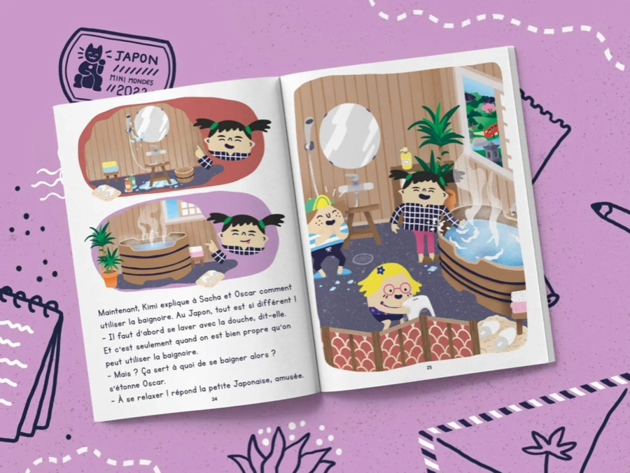 Magazine de voyage Japon 1-3 ans Les minis mondes
