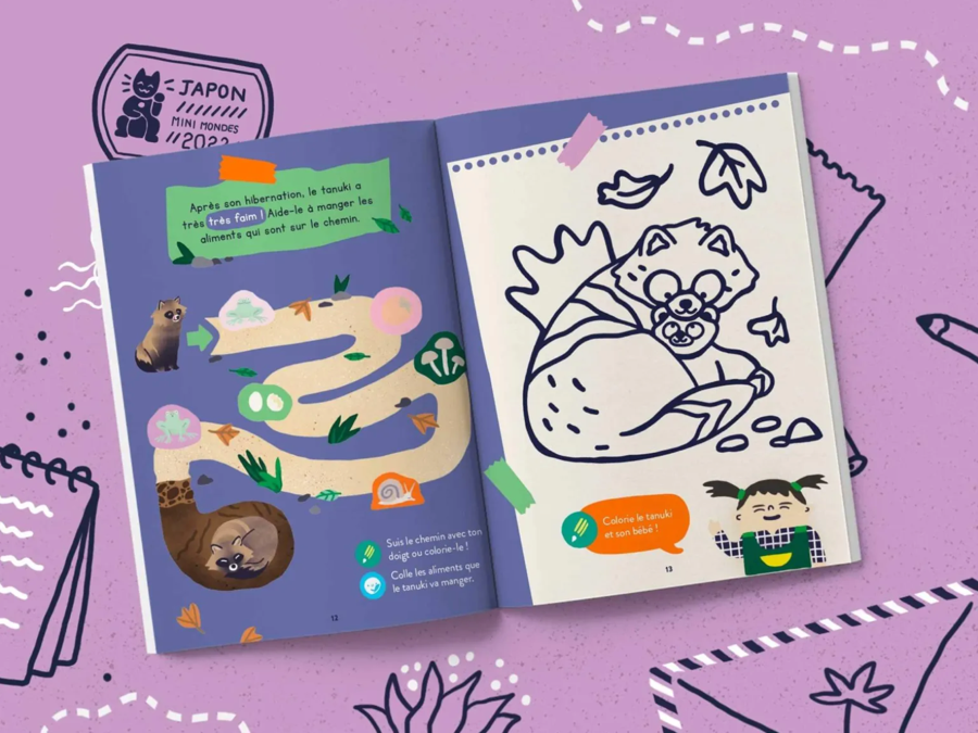 Magazine de voyage Japon 1-3 ans Les minis mondes