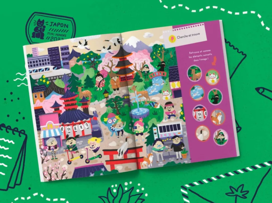 Magazine de voyage Japon 4-7 ans Les minis mondes
