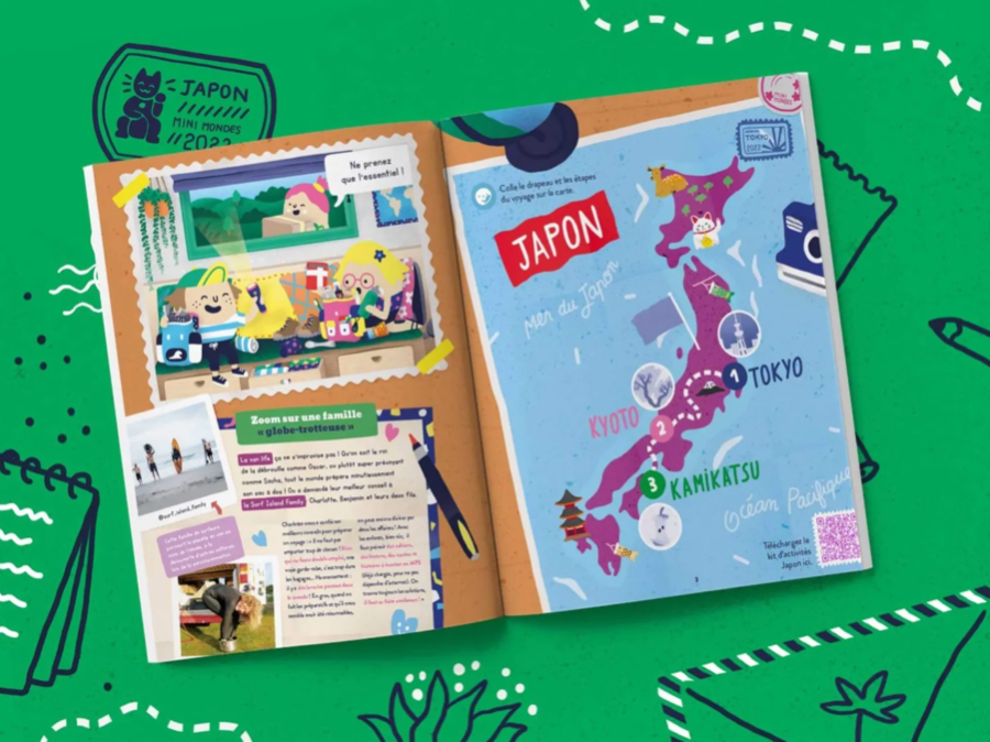 Magazine de voyage Japon 4-7 ans Les minis mondes