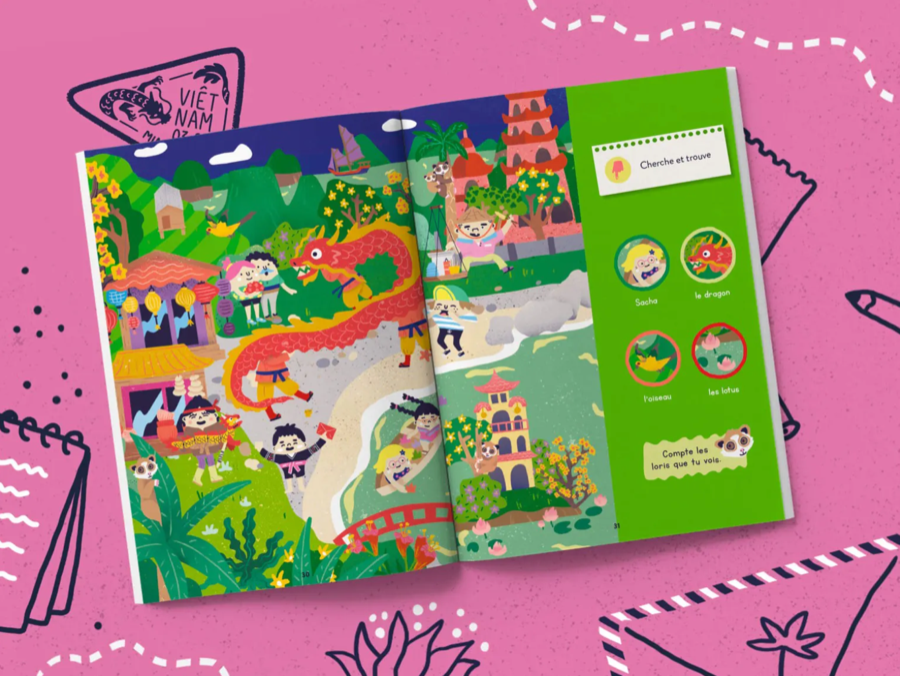 Magazine de voyage Vietnam 2-3 ans Les minis mondes